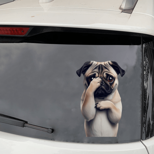 Autocolant pug